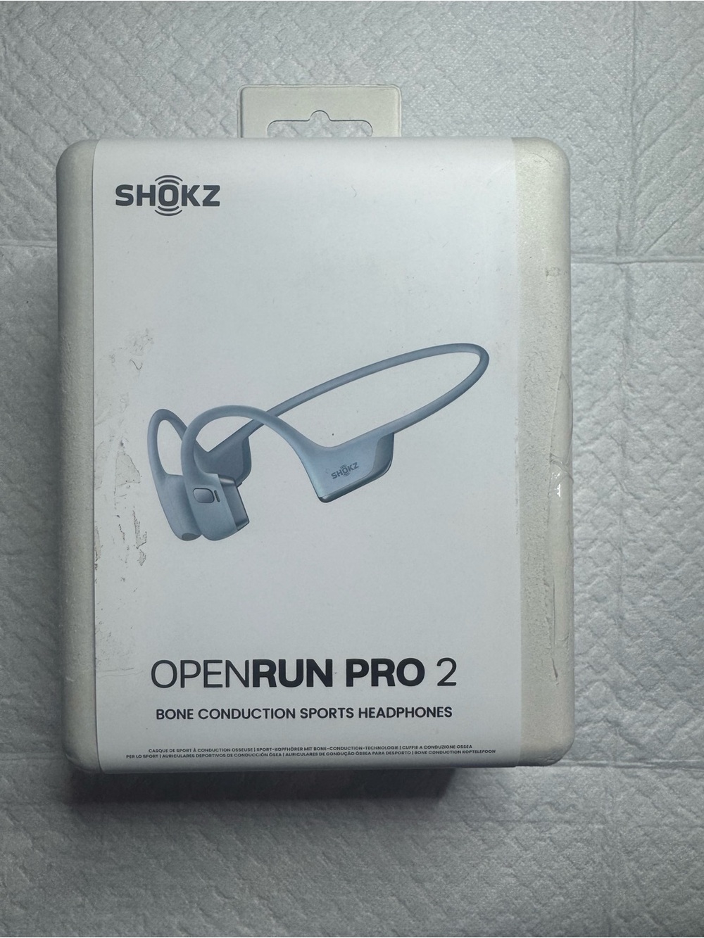 SHOKZ Open Run Pro 2  Bluetooth Sports Headphones 
Light Blue